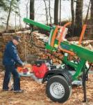 Despicator vertical pentru lemn de foc Posch - HydroCombi 16/20 mobil 
